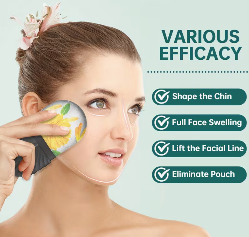 3-in-1 Ice Face Roller & Gua Sha Set