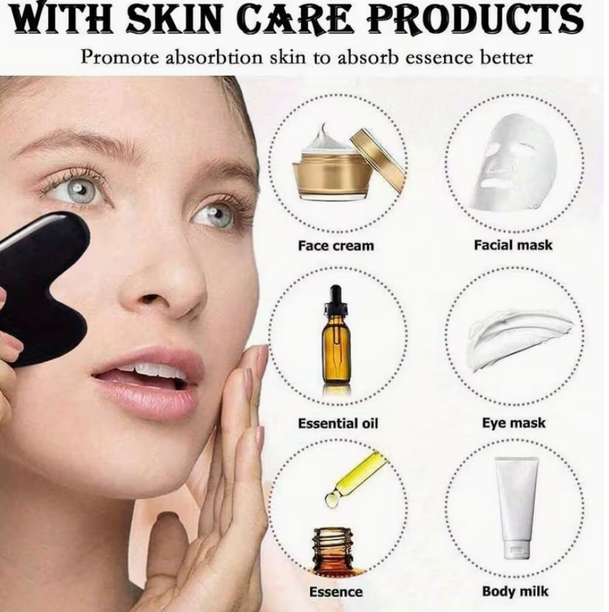 3-in-1 Ice Face Roller & Gua Sha Set